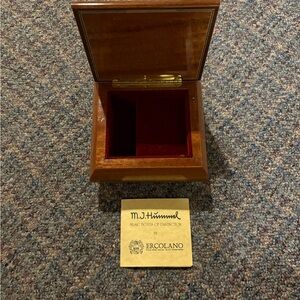 Authentic M.I. Hummel Wooden Music Box